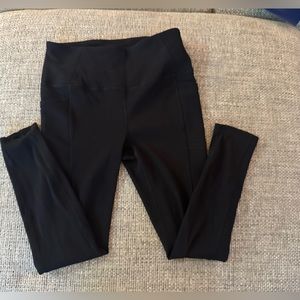RBX Performance Ribbed Leggings Size L Black